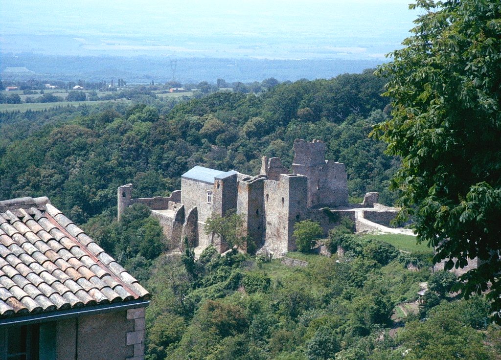 chateau de Saissac in the Aude department