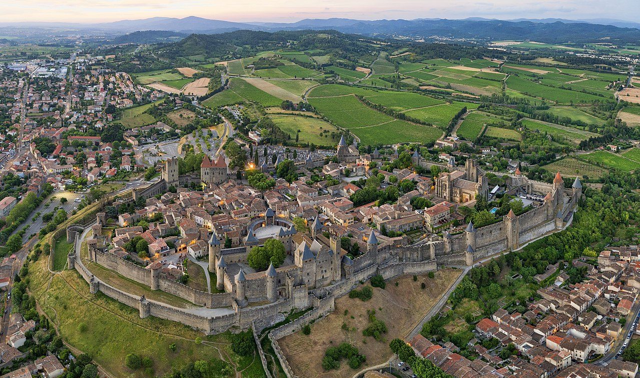 Carcassonne from the sky