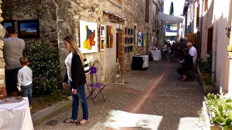 Montolieu arts village in Aude