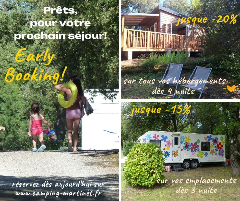 early booking en camping Carcassonne Aude